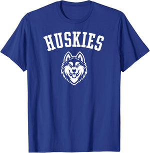 Huskies Mascot for Youth Teams Players and Fans T-Shirt - T-Shirt | Royal