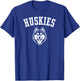 Huskies Mascot for Youth Teams Players and Fans T-Shirt - T-Shirt | Royal