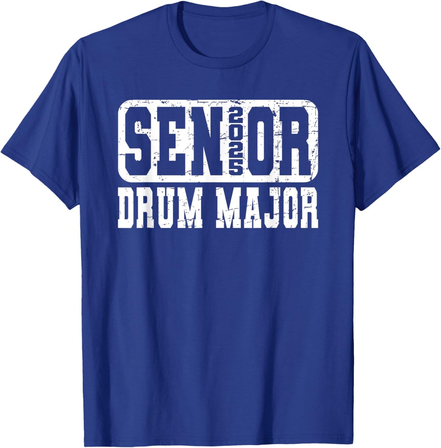 Class of 2025 Senior Drum Major T-Shirt - T-Shirt | Royal