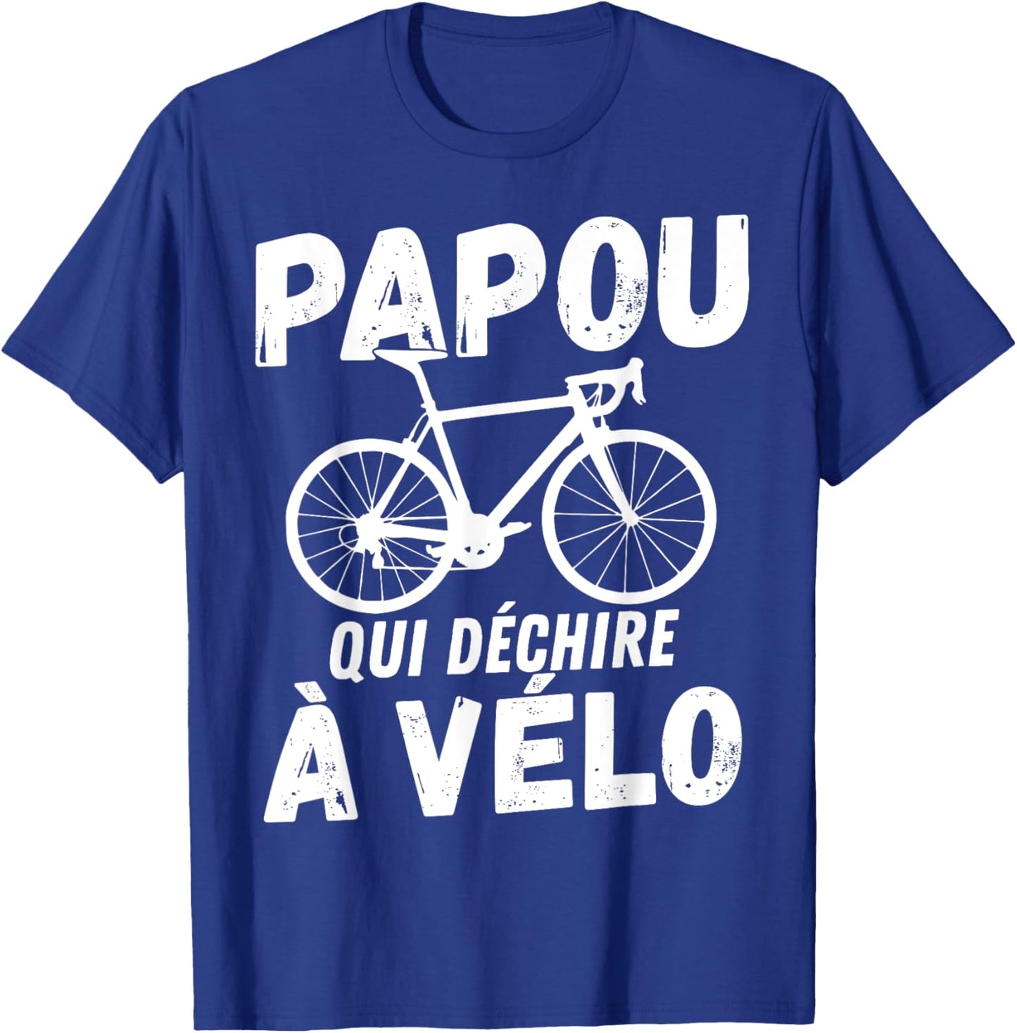 Bicycle man funny cycling cyclist Papua tearing bike , Black, S T-Shirt - T-Shirt | Royal