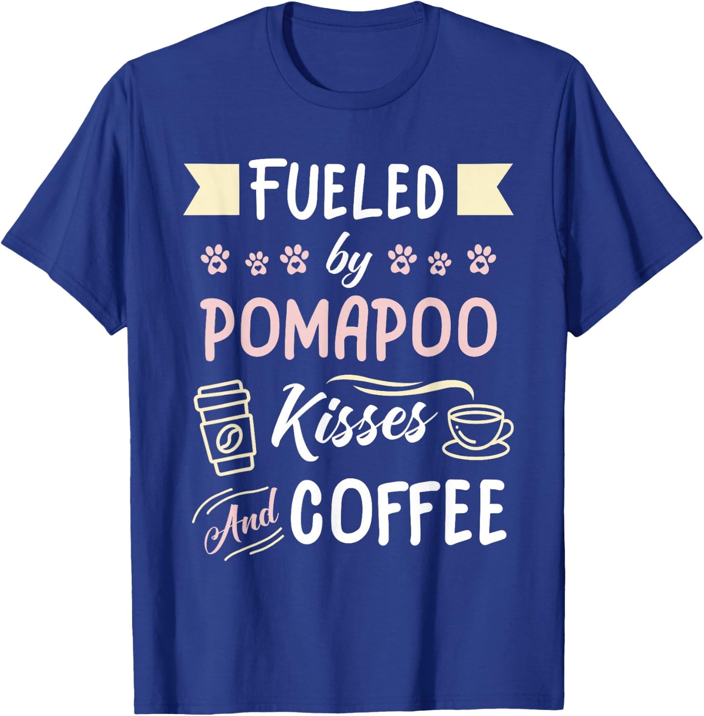 PomaPoo Mom Coffee Lover T-Shirt - T-Shirt | Royal