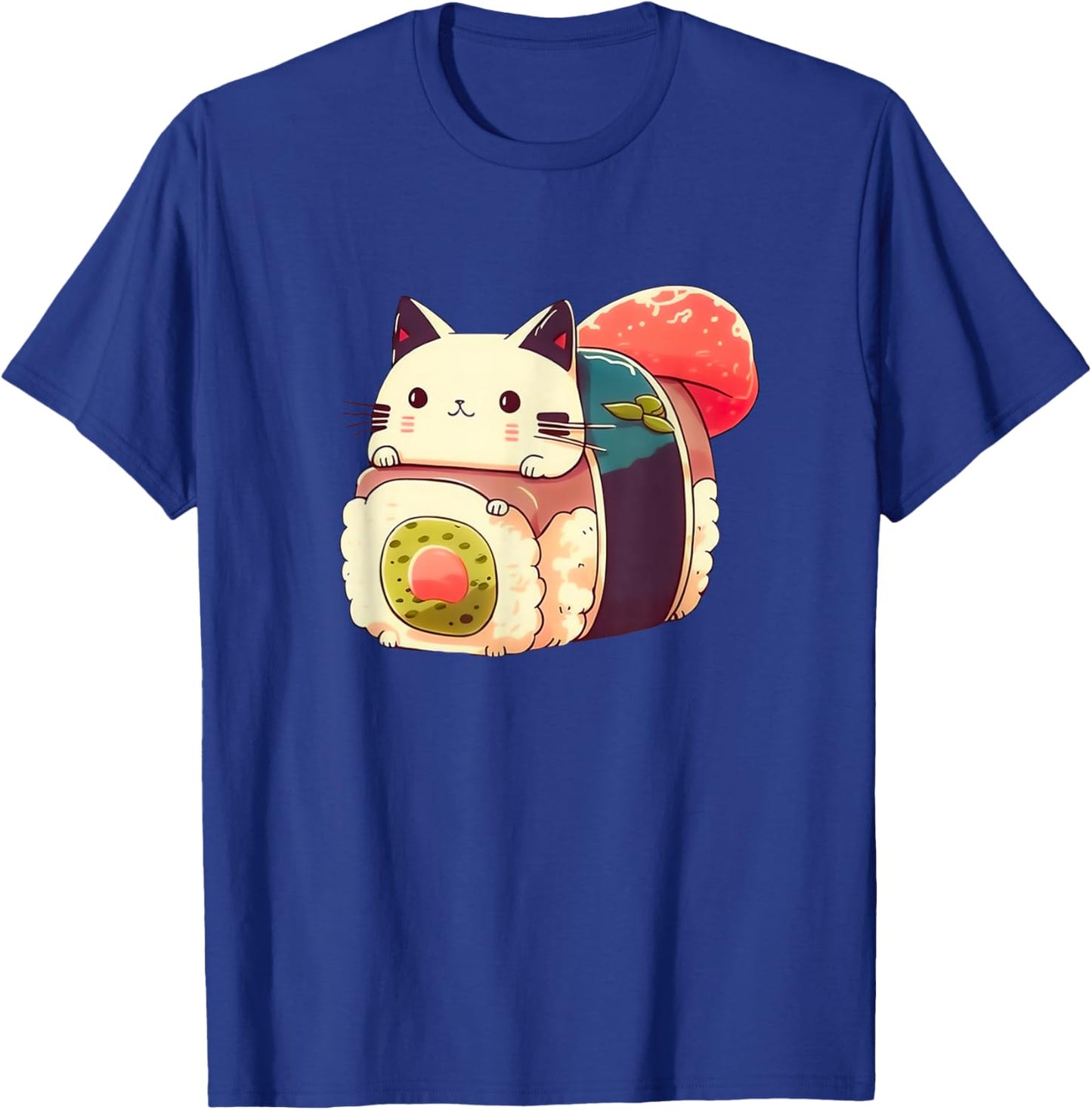 Niedliche Sushi-Katze Kawaii Anime Neko Japanisch T-Shirt - T-Shirt | Royal