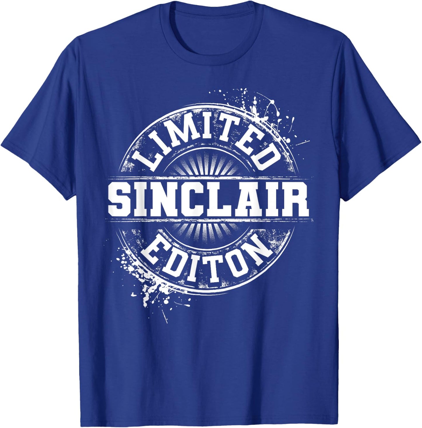 SINCLAIR Funny Surname Family Tree Birthday Reunion Gift T-Shirt - T-Shirt | Royal