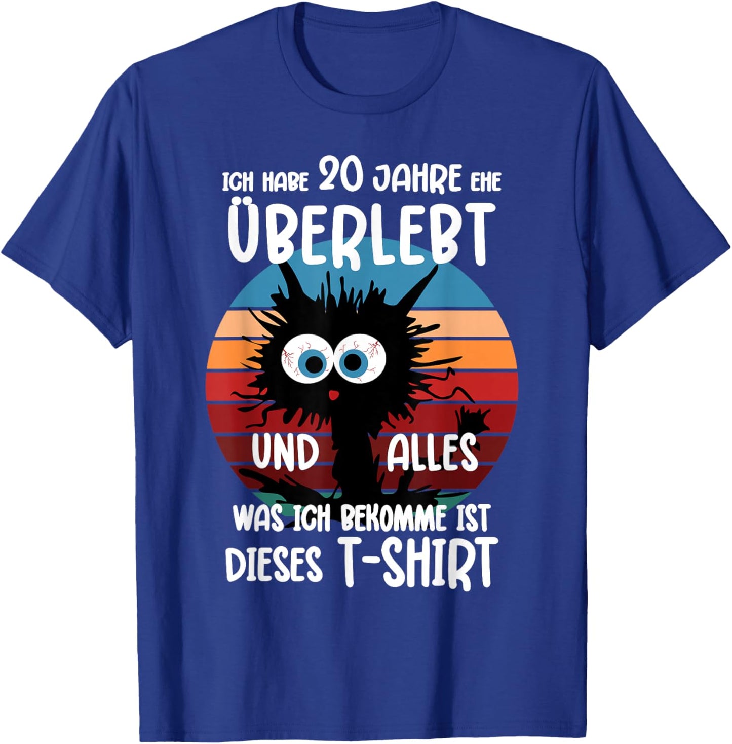 20 Jahre Verheiratet Porzellanhochzeit Ehe 20 Hochzeitstag T-Shirt - T-Shirt | Royal