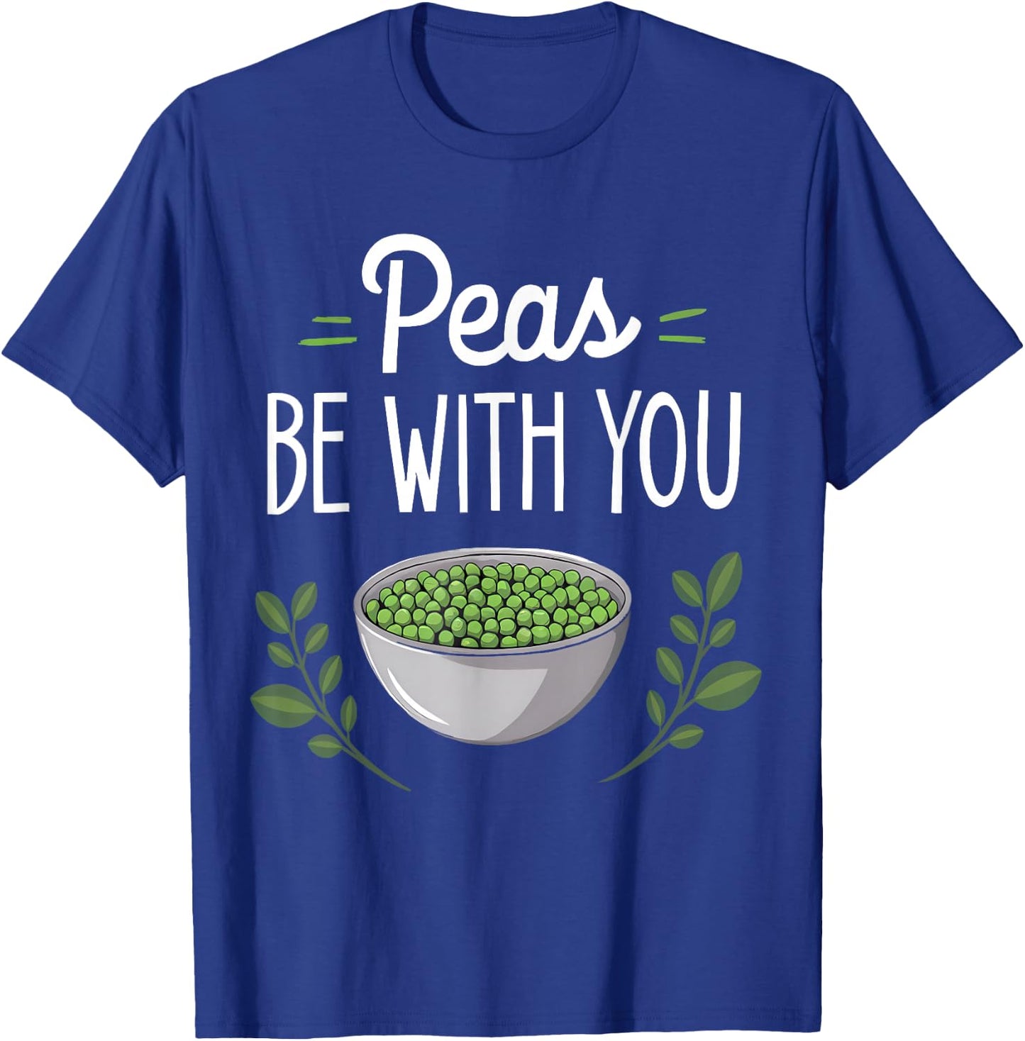 Funny Thanksgiving | Family Matching Peas Be With You T-Shirt - T-Shirt | Royal