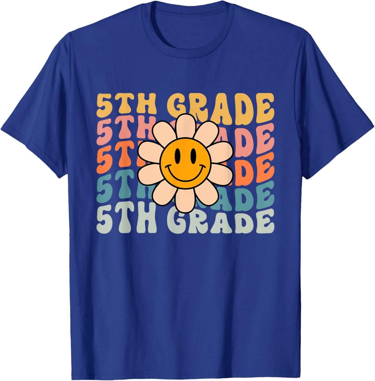 In My Fifth Grade Era Back To School 5th Grade Teacher Team Men Women Girls Kids T-Shirt - T-Shirt | Royal