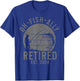 Fishing Retirement O-Fish Ally Retired 2024 Fisherman T-Shirt - T-Shirt | Royal