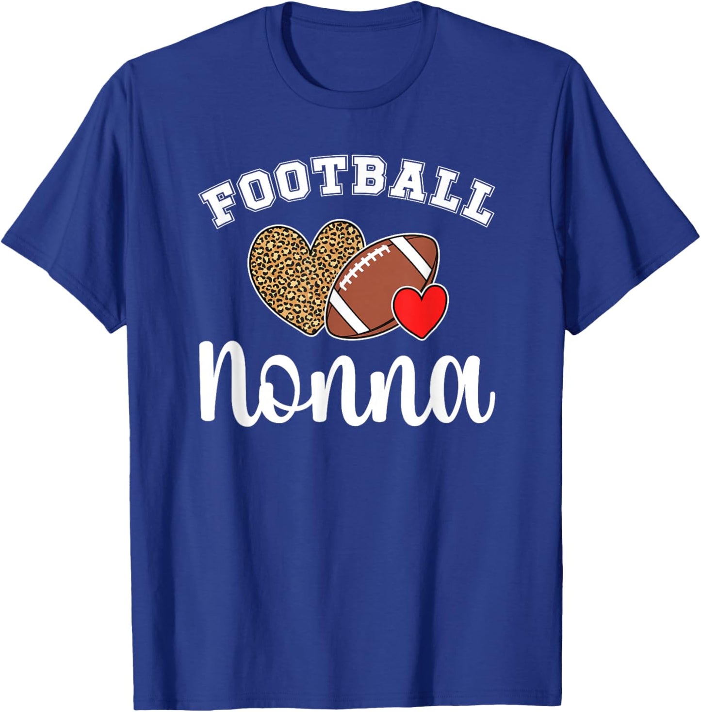 Football Nonna Grandma Nonna Of A Football Player Nonna T-Shirt - T-Shirt | Royal