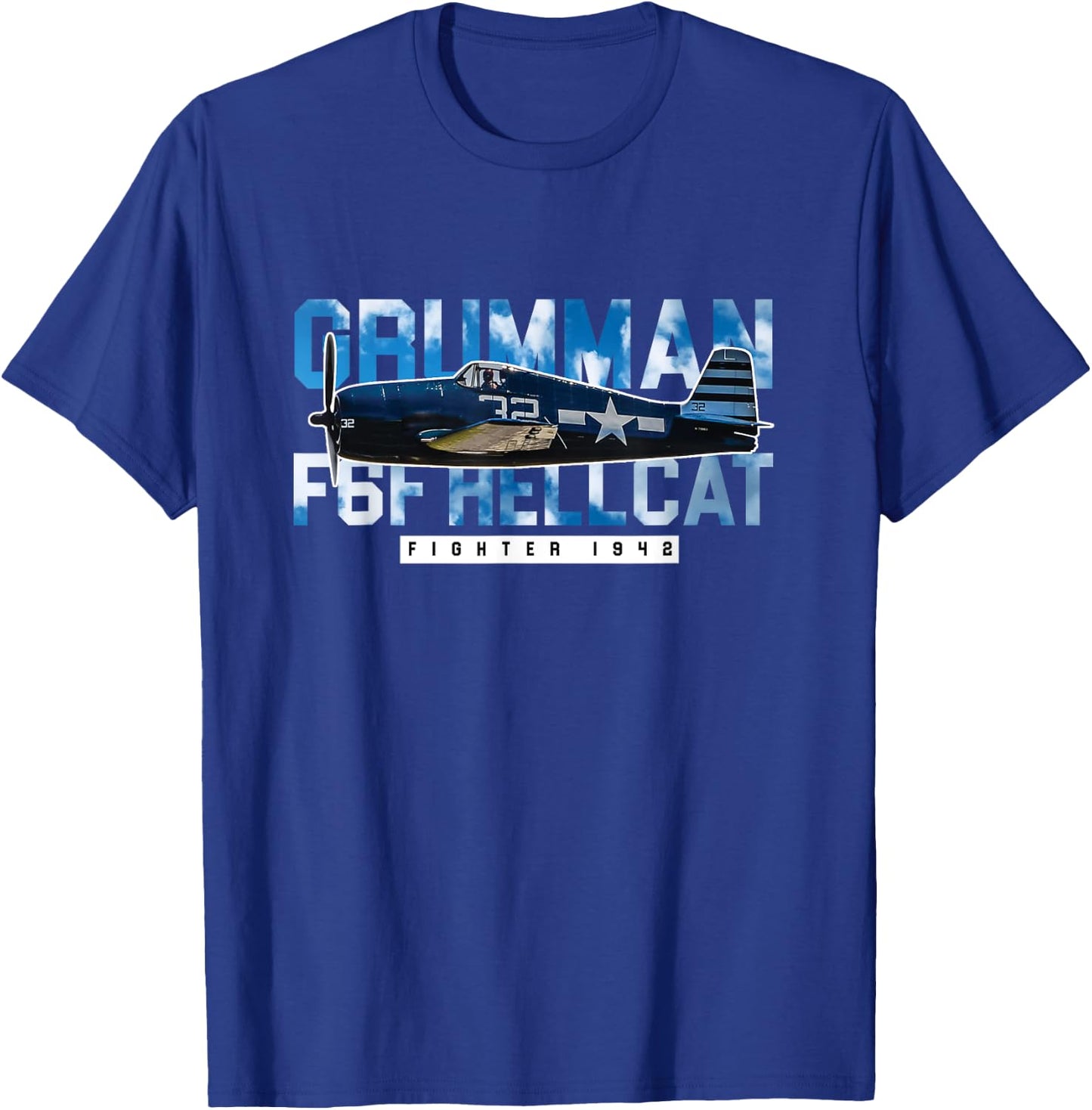 F6F Hellcat Gift - WW2 Warbird Fighter Pilot Gift Women T-Shirt - T-Shirt | Royal