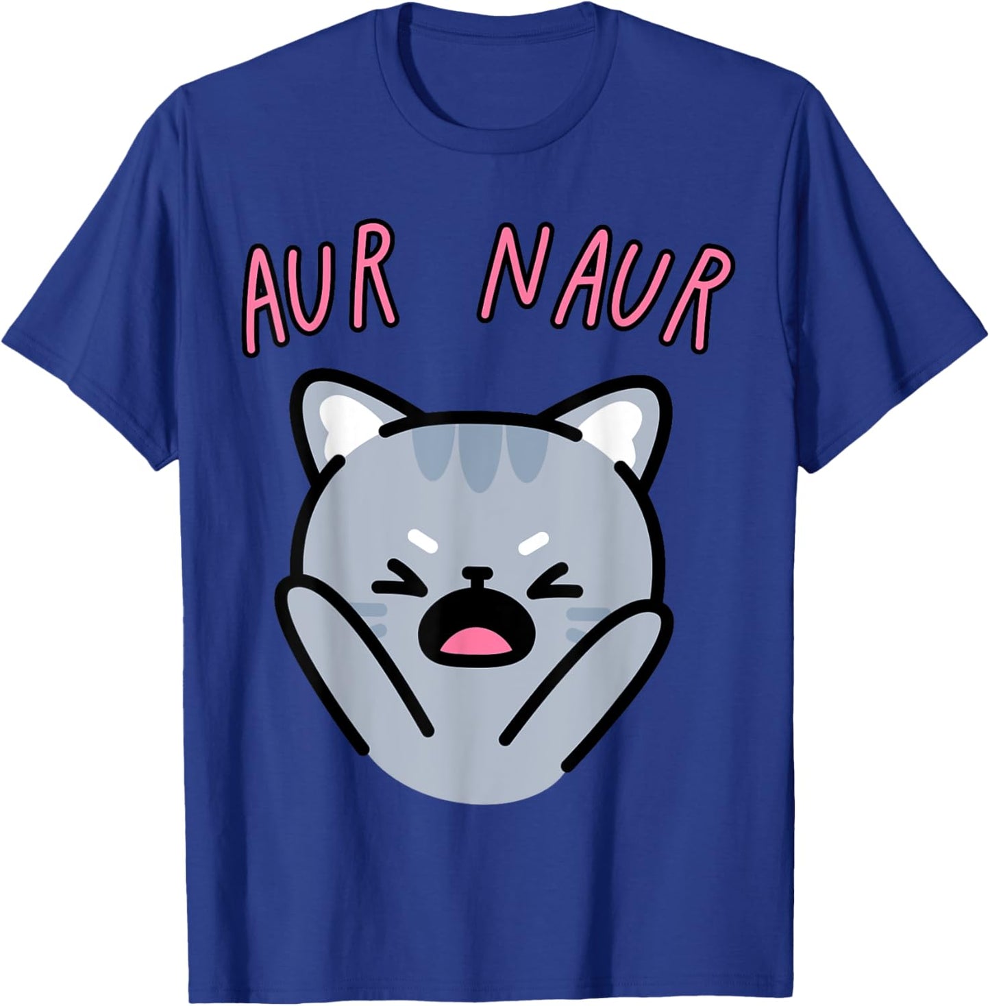 Aur Naur Funny Cat Women Kids T-Shirt - T-Shirt | Royal