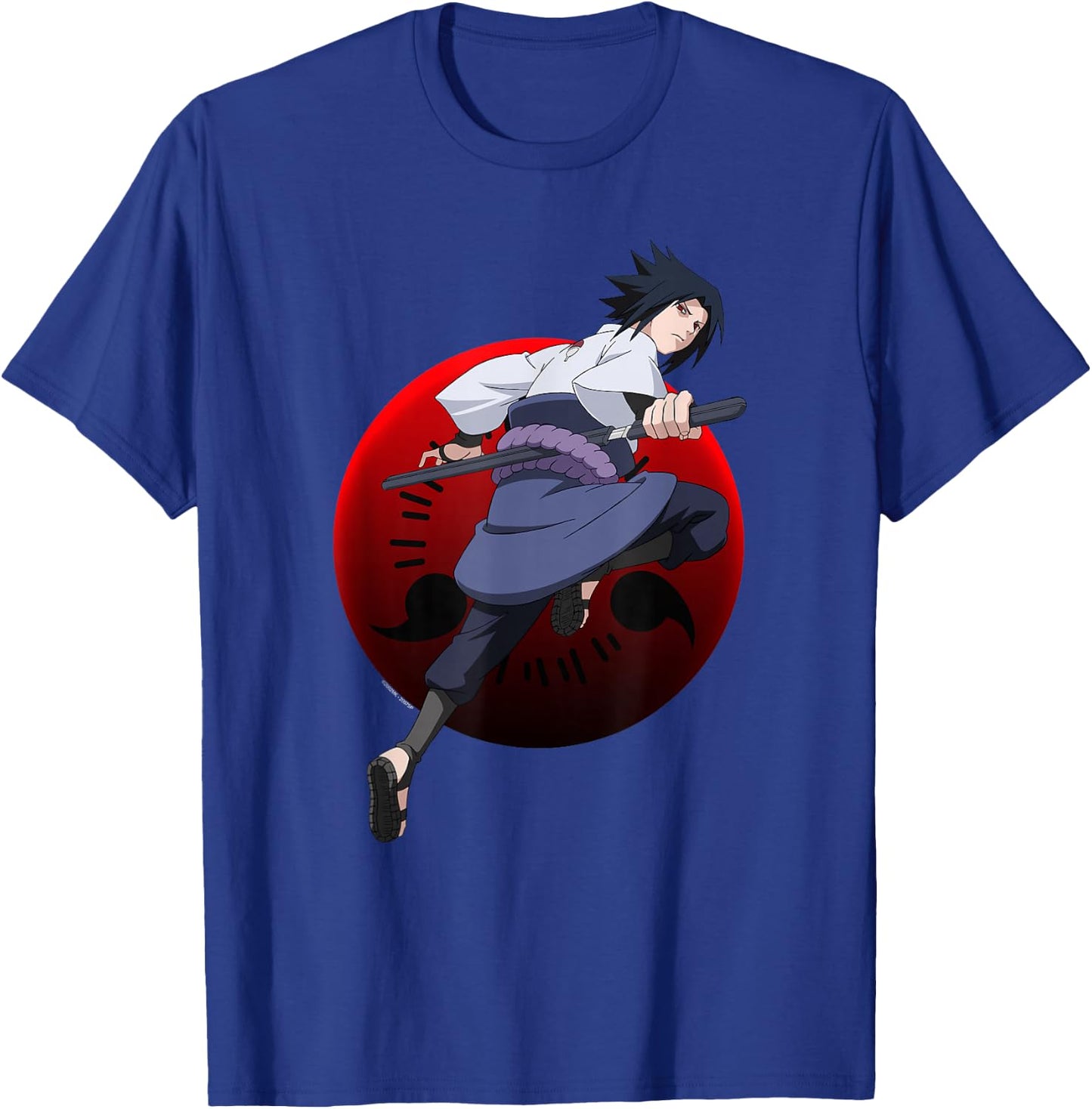 Naruto Shippuden Sasuke with Sharingan Anime T-Shirt - T-Shirt | Royal