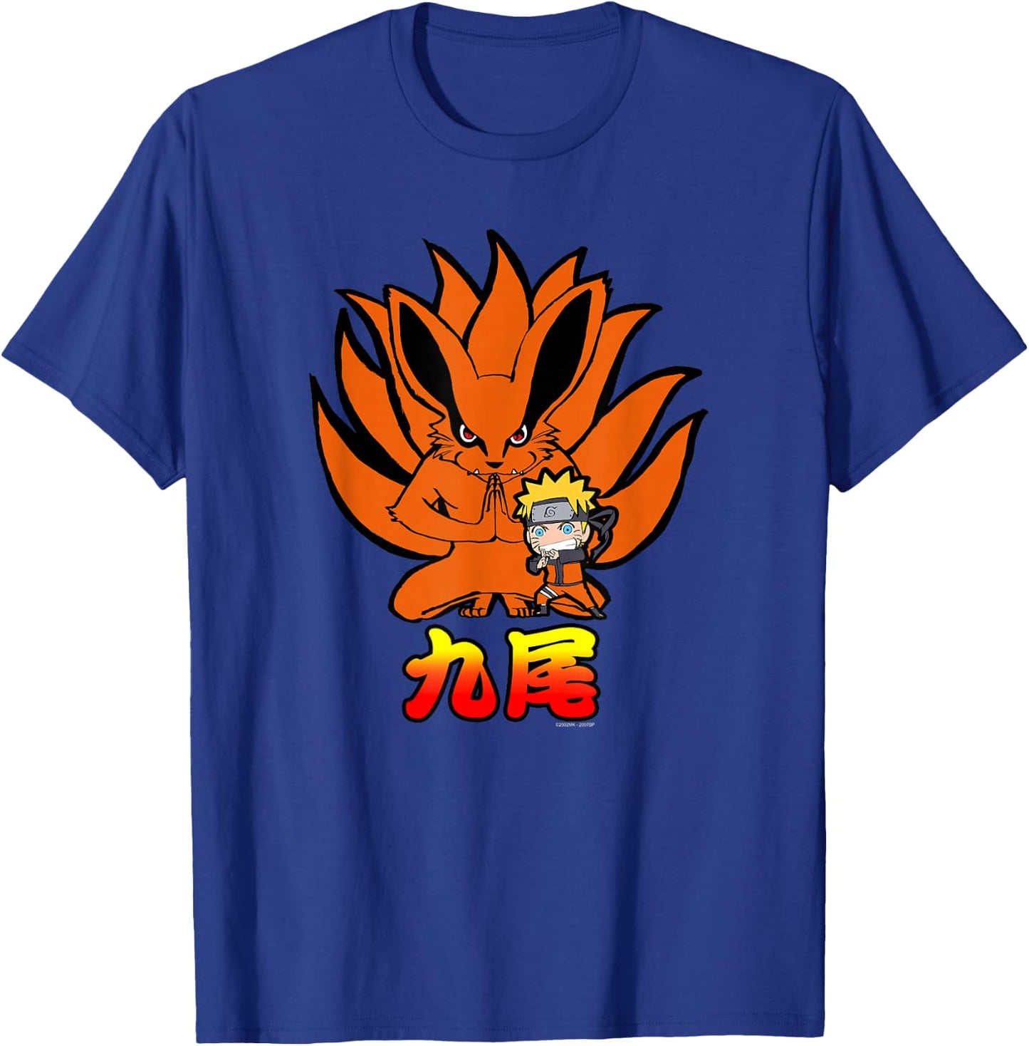 Naruto Shippuden Naruto Kurama Nine Tails Chibi Anime T-Shirt - T-Shirt | Royal