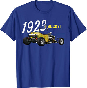 1923 23 T-Bucket Blown Hot Rod T-Shirt - T-Shirt | Royal