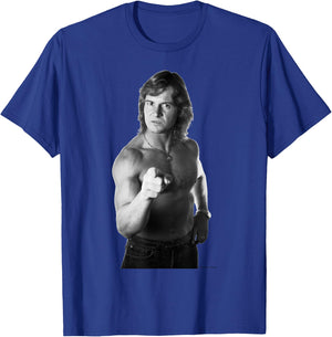 Wrestler Roddy Piper Actor They Live By Michael Grecco T-Shirt - T-Shirt | Royal