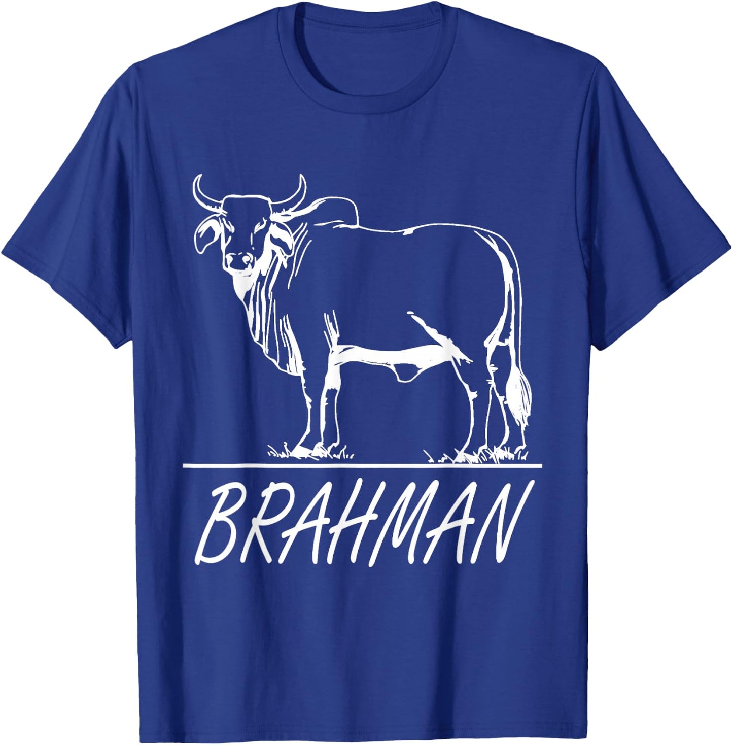 Zebu Cattle, Brahma Bulls, Brahman Cow Milk Yield T Shirt T-Shirt - T-Shirt | Royal