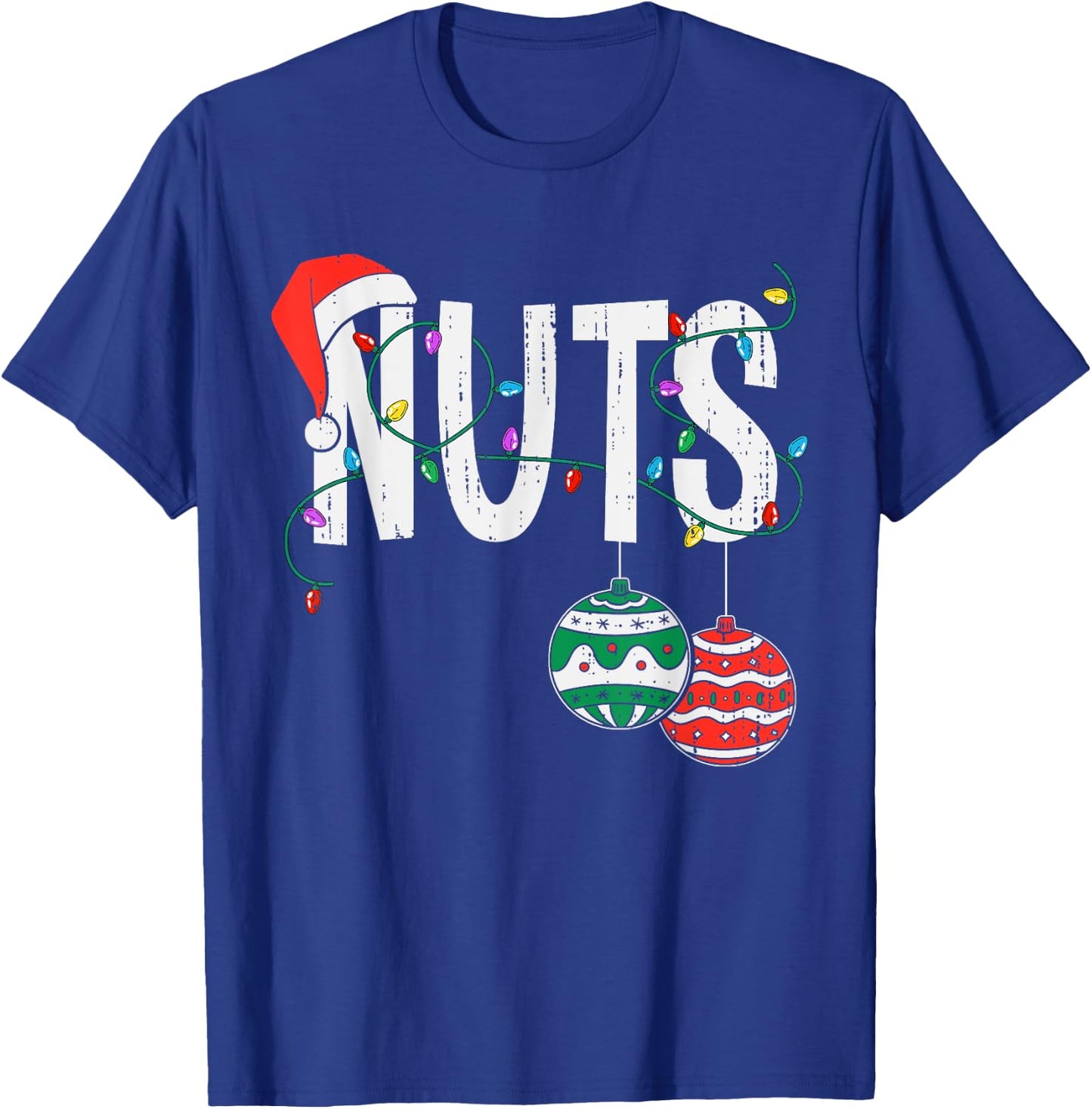 Chest Nuts Christmas Shirt Funny Matching Couple Chestnuts T-Shirt - T-Shirt | Royal