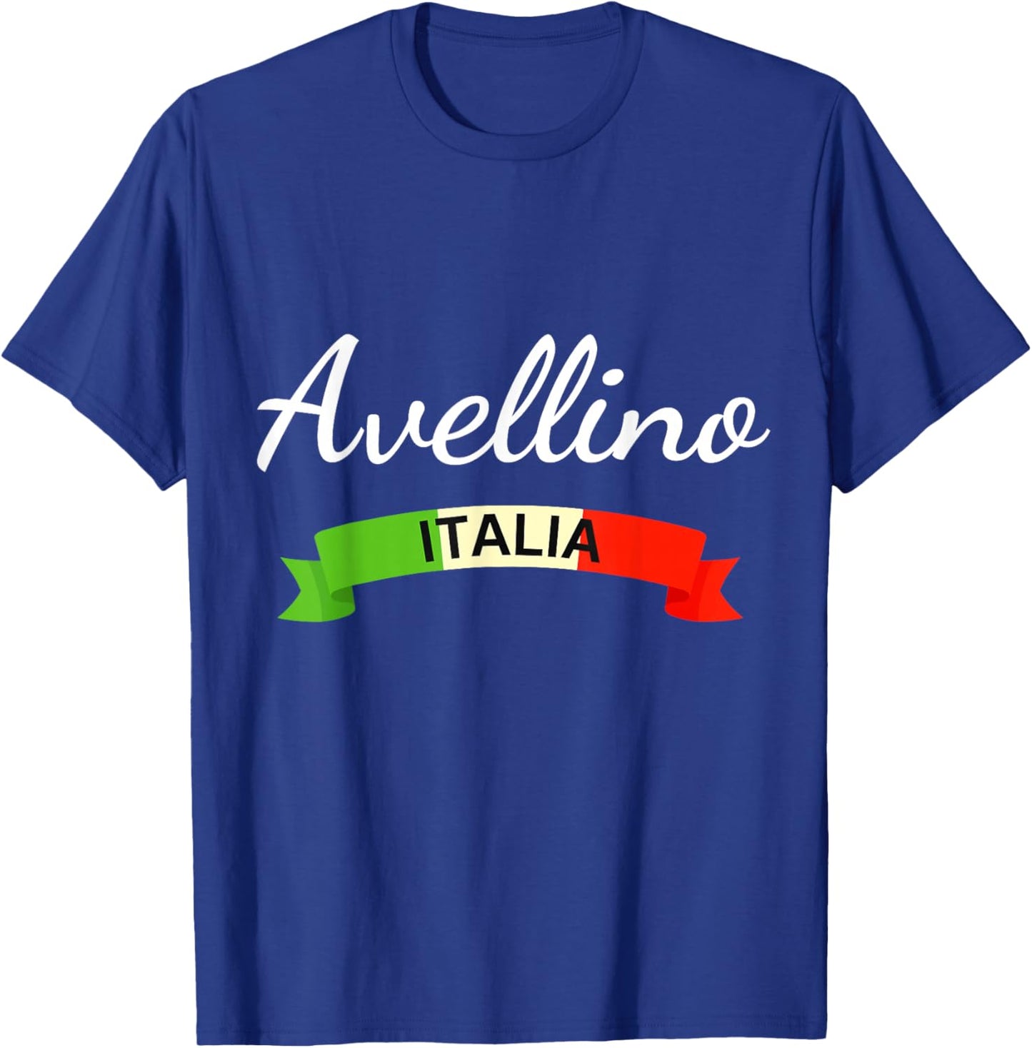 Avellino Italy Flag Italia Souvenir Matching Italian T-Shirt - T-Shirt | Royal