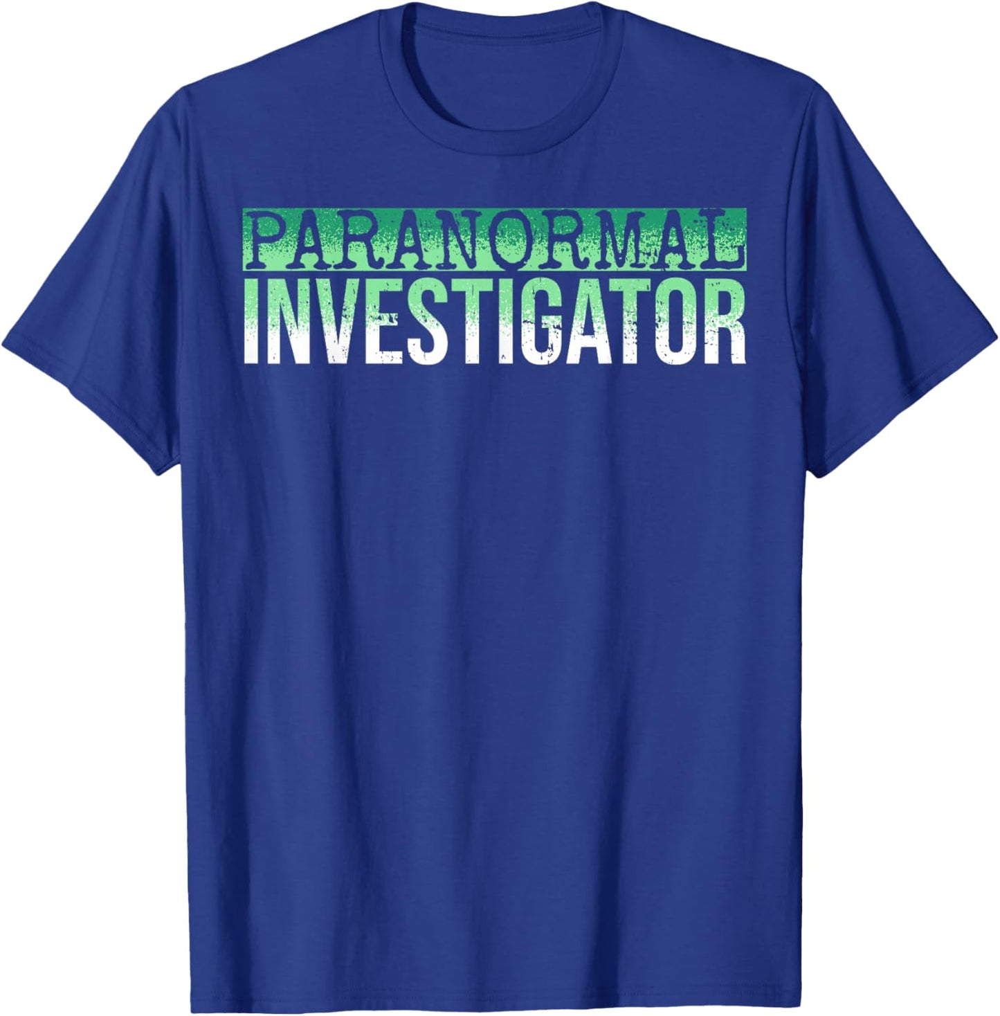 Paranormal Investigator Halloween Costume for Ghost Hunter T-Shirt - T-Shirt | Royal