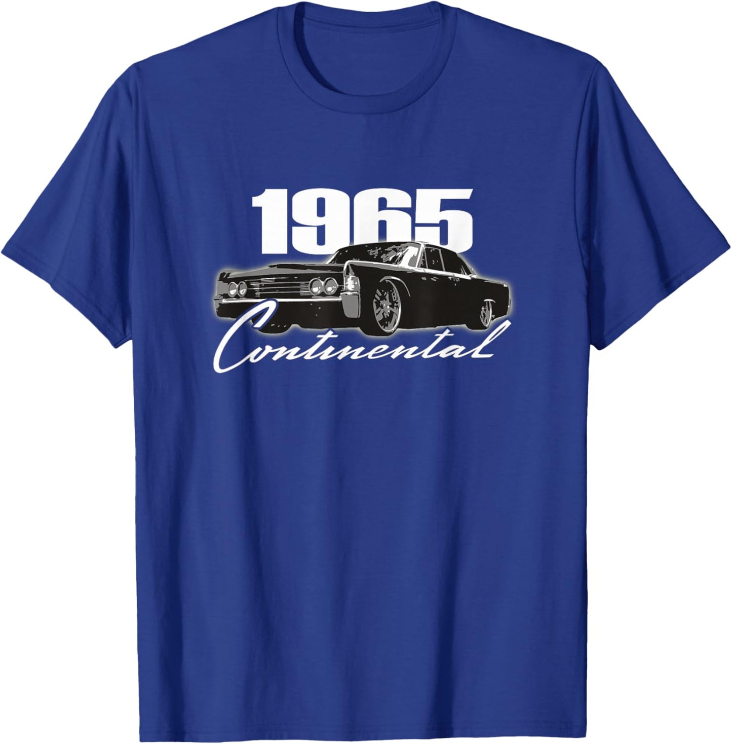 1965 Lincoln Continental T-Shirt - T-Shirt | Royal