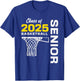 Basketball Senior Matching Class of 2025 Senior Basketball T-Shirt - T-Shirt | Royal