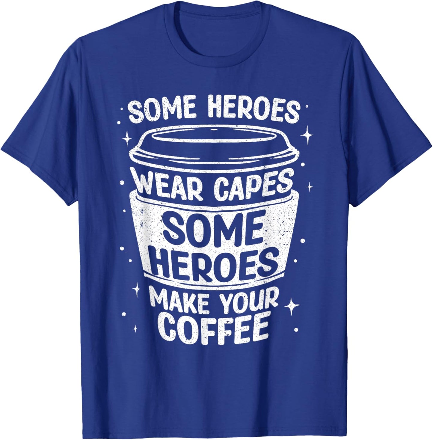 Cool Barista Art Women Cappucino Cup Espresso Lovers T-Shirt - T-Shirt | Royal