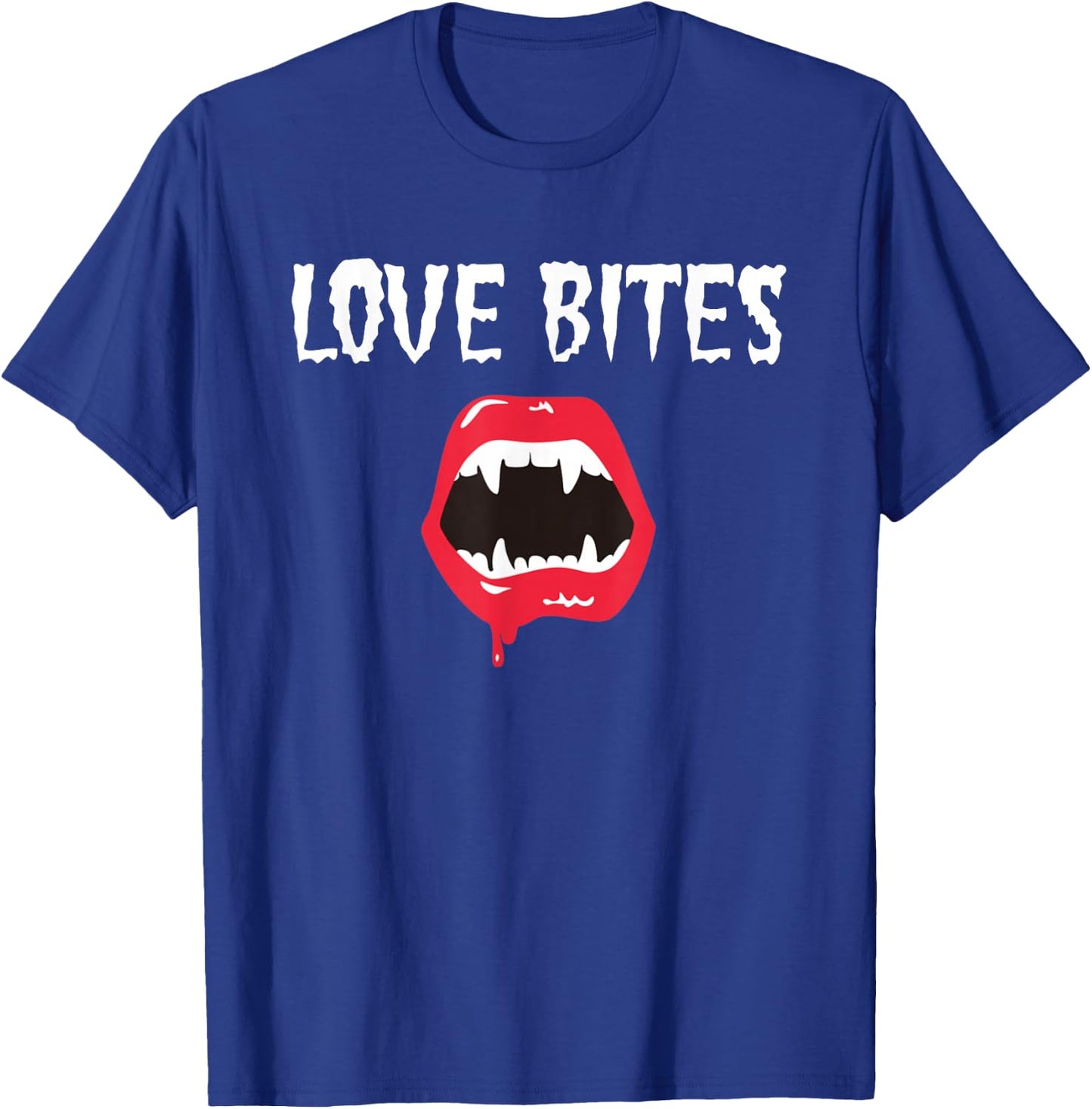 Love Bites Lips and Fangs T-Shirt - T-Shirt | Royal