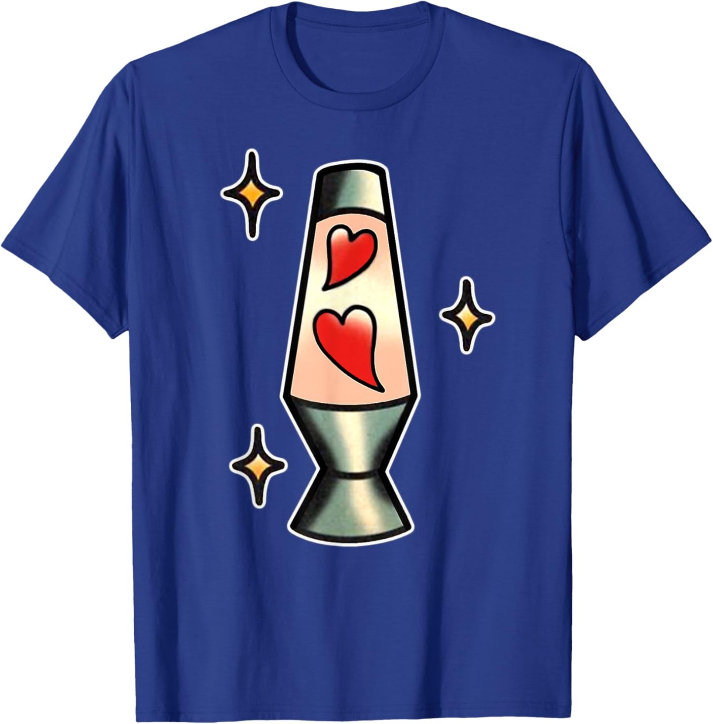 Lava Lamp Hearts T-Shirt - T-Shirt | Royal