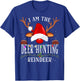 I Am The Deer Hunting Reindeer Christmas Family T-Shirt - T-Shirt | Royal