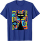 Retro Cat Midcentury Mid Century Style Modern Abstract Shape T-Shirt - T-Shirt | Royal