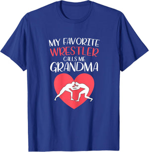 Funny Wrestling Grandma T-Shirt - T-Shirt | Royal