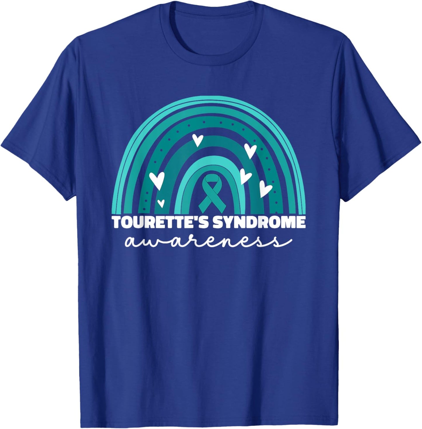 Tourette Syndrome Awareness Mom Tourette's Teal T-Shirt - T-Shirt | Royal