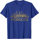 Morocco Skyline Marrakech Vintage Moroccan Pride T-Shirt - T-Shirt | Royal