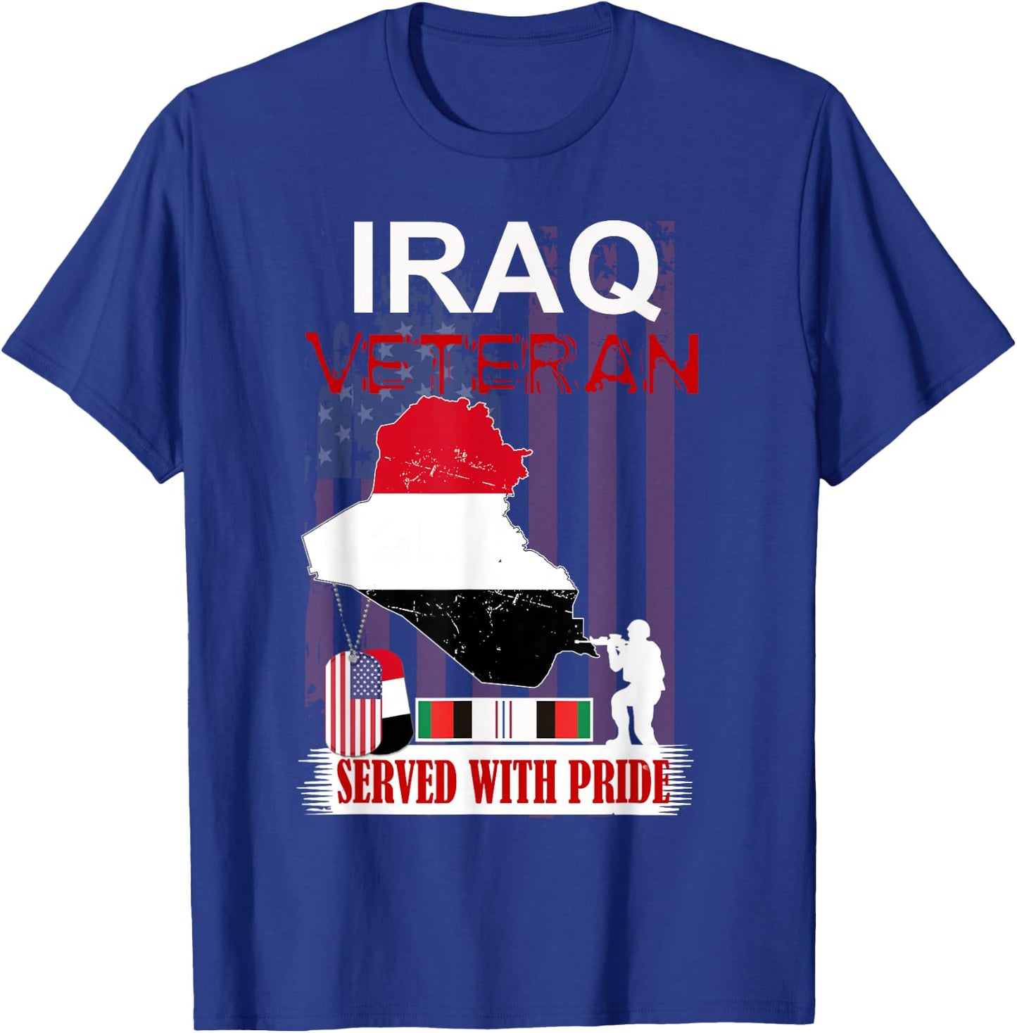 Iraq Veteran Iraqi Operation Freedom T-Shirt - T-Shirt | Royal