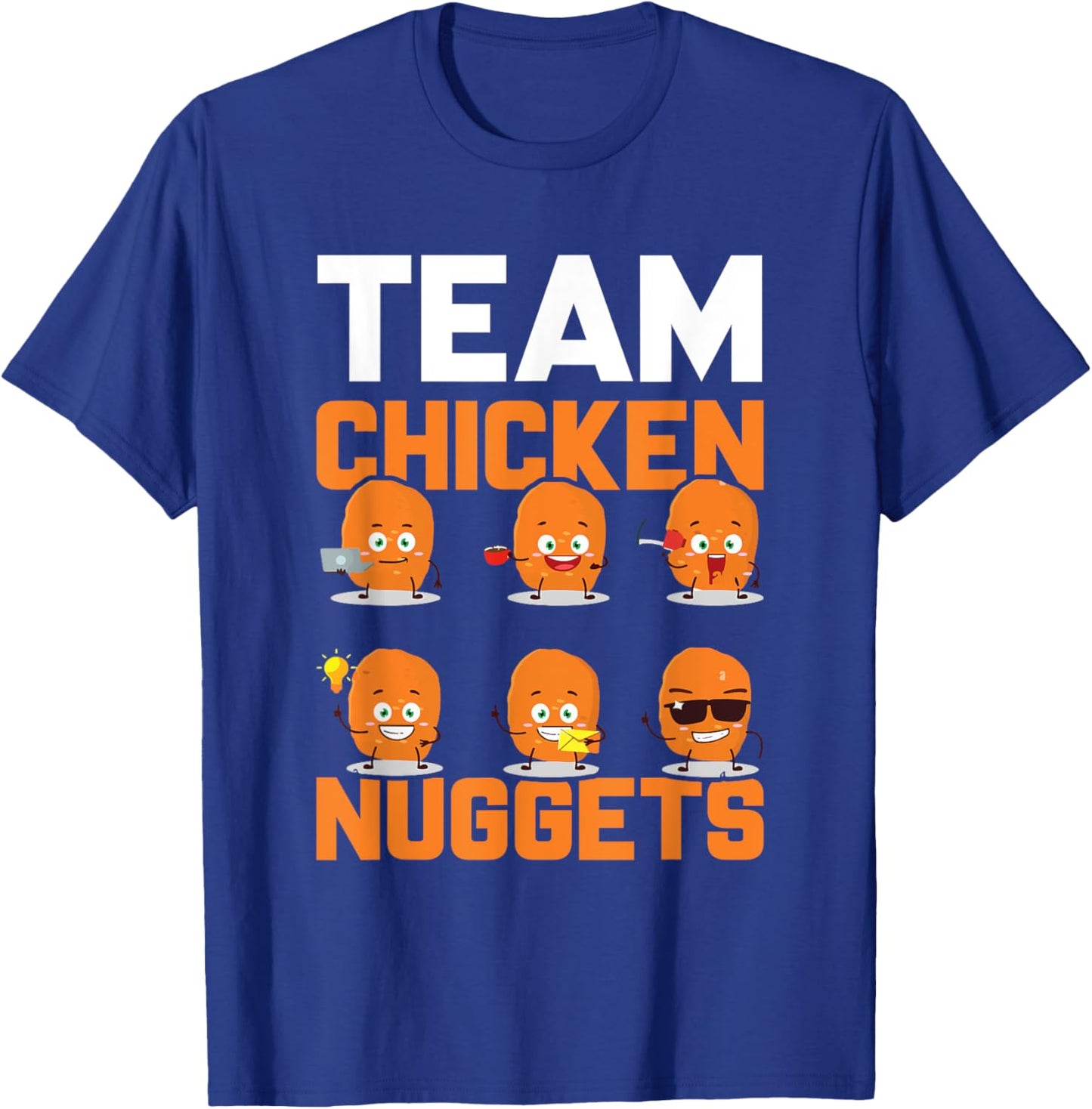 Team Chicken Nuggets T-Shirt - T-Shirt | Royal