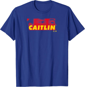 Caitlin Clark - Caitlin Eyes - Indiana Basketball T-Shirt - T-Shirt | Royal