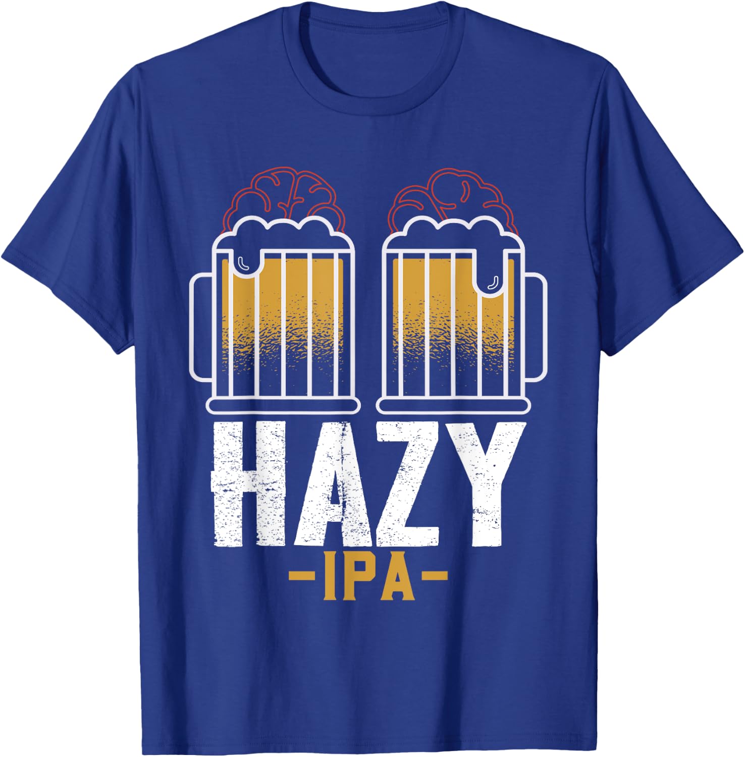 Hazy IPA Pale Ale Funny Beer Lover Brewer Drinking Gift T-Shirt - T-Shirt | Royal