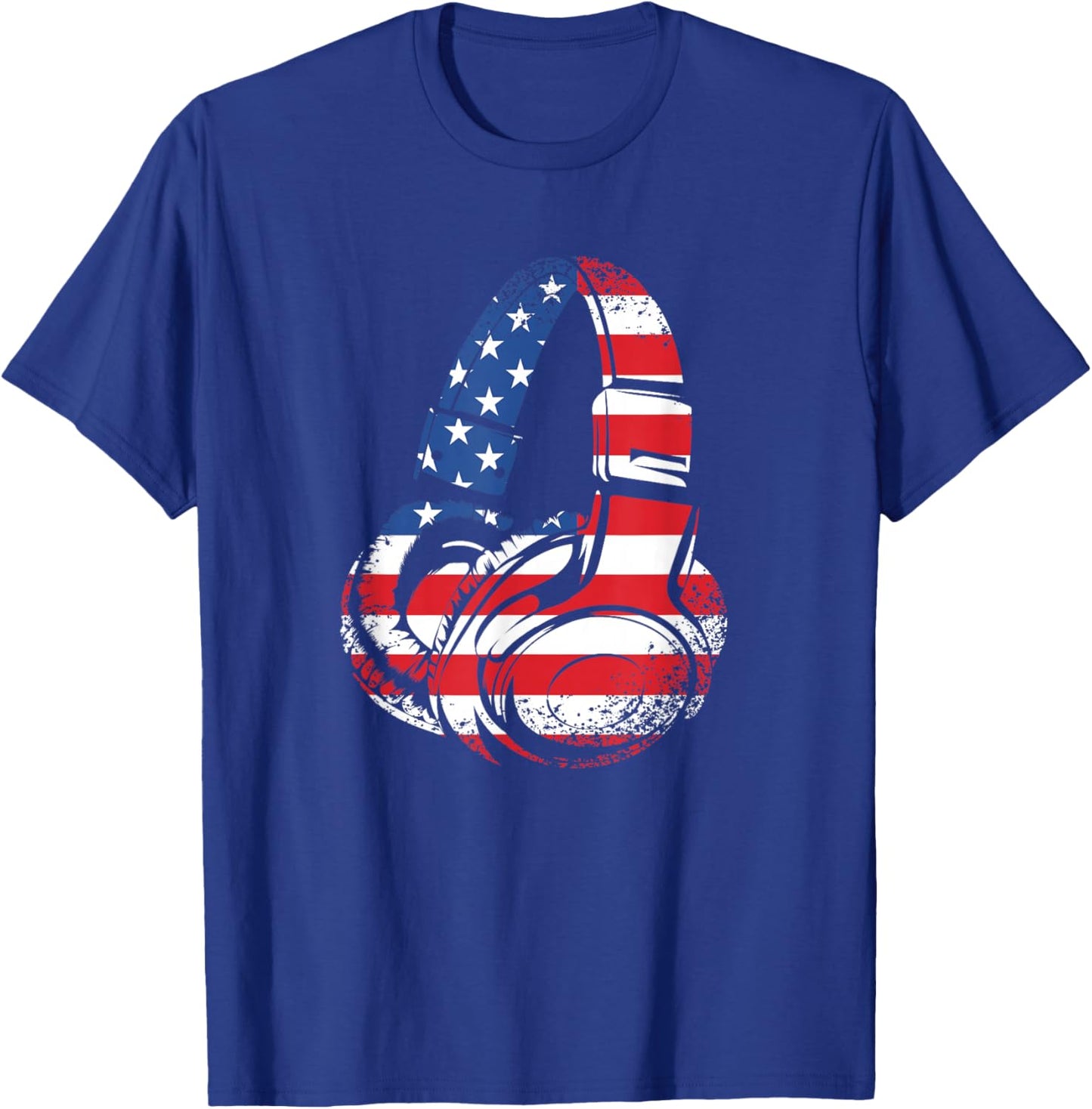 Funny 4th Of July American Flag Gaming Patriotic Boys Kids T-Shirt - T-Shirt | Royal