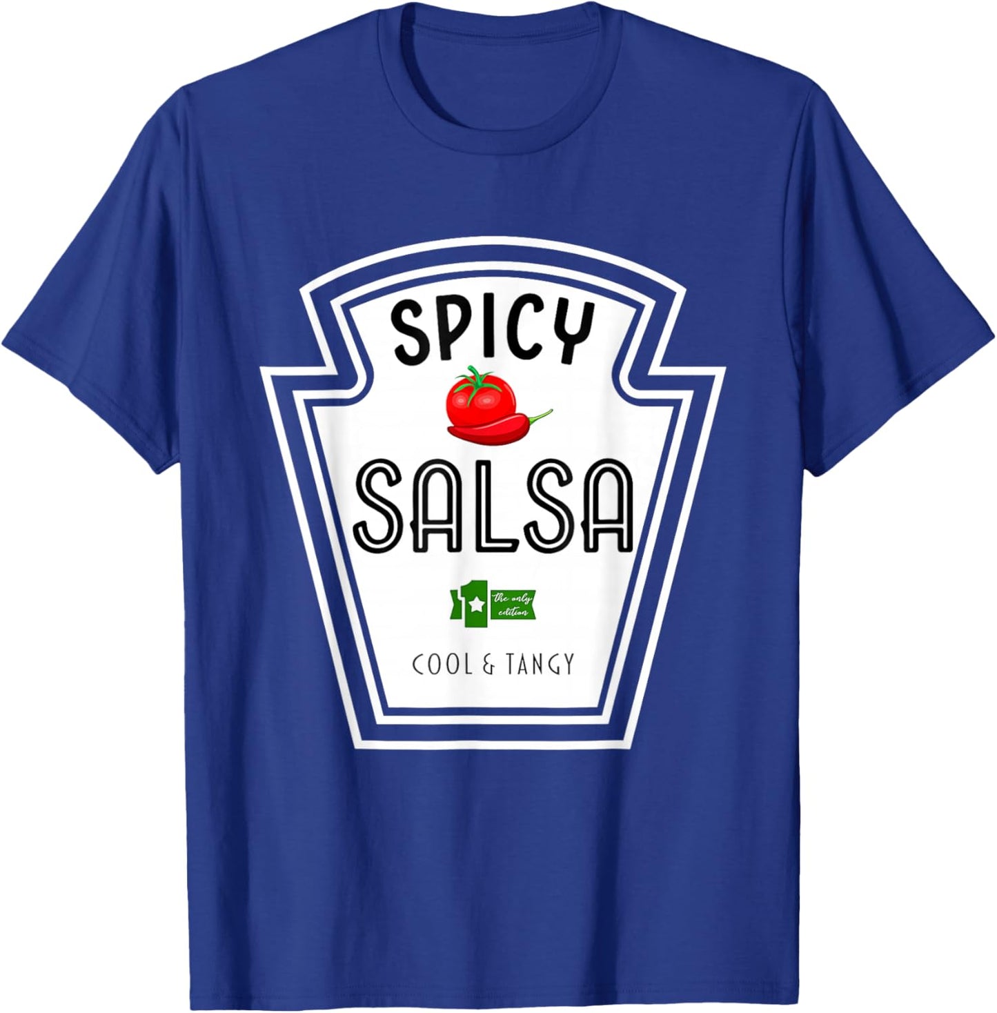 Spicy Salsa DIY Halloween Costume Group Condiments T-Shirt - T-Shirt | Royal