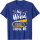My Wand Chose Me Music Tuba Player Marching Band Tuba Tubist T-Shirt - T-Shirt | Royal