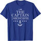 I am the captain, I make ship happen, boating T-Shirt - T-Shirt | Royal