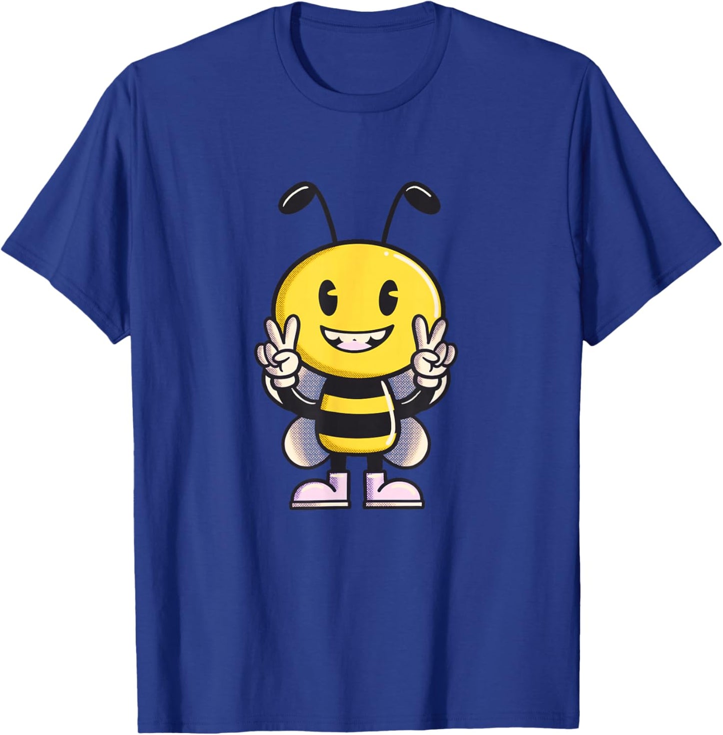 Bee - Cute / Adorable Ilustration - Classic T-Shirt - T-Shirt | Royal