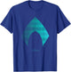 Aquaman And The Lost Kingdom Distressed Wavy Neon Emblem T-Shirt - T-Shirt | Royal