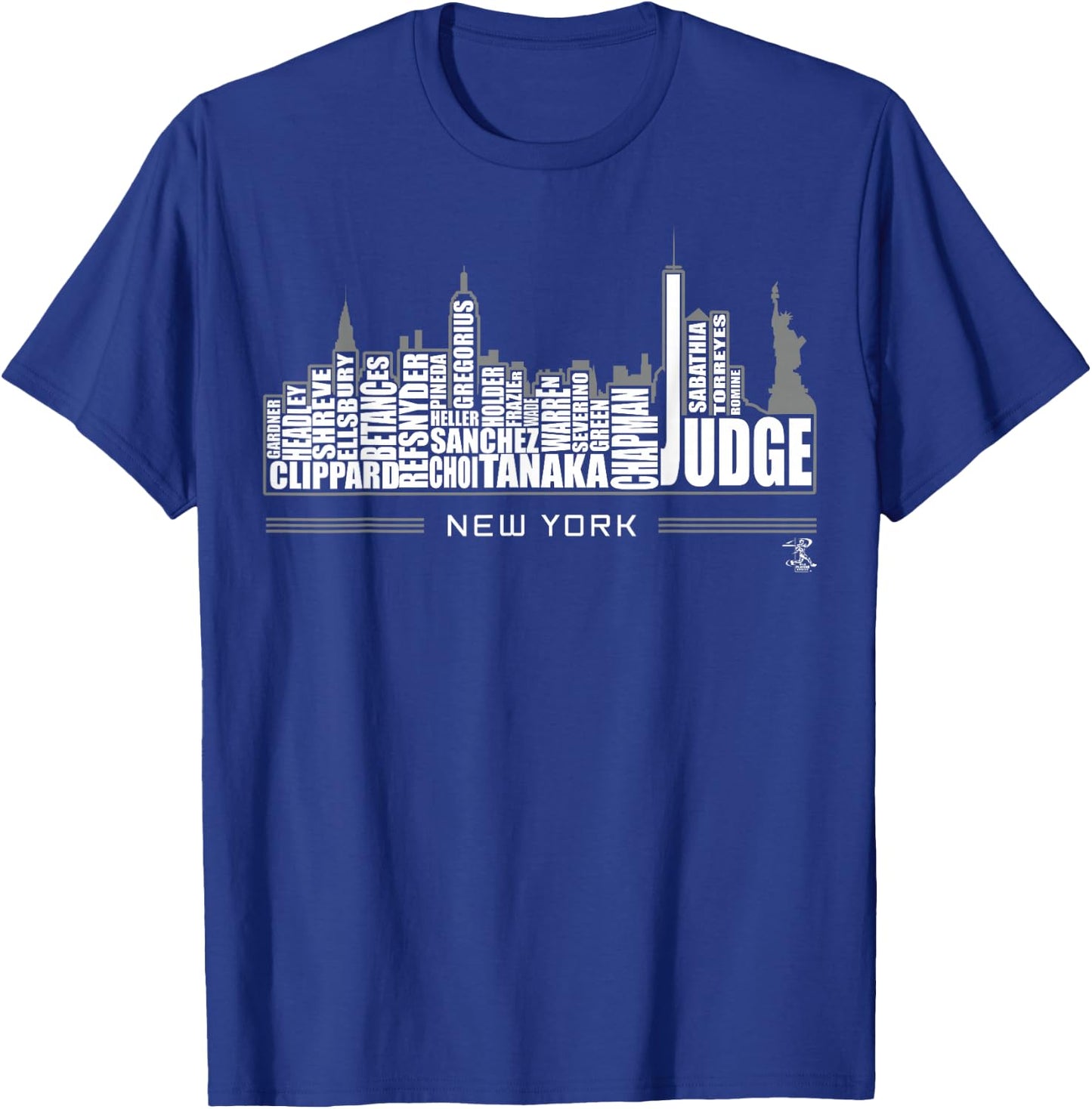 Aaron Judge Skyline - Apparel T-Shirt - T-Shirt | Royal