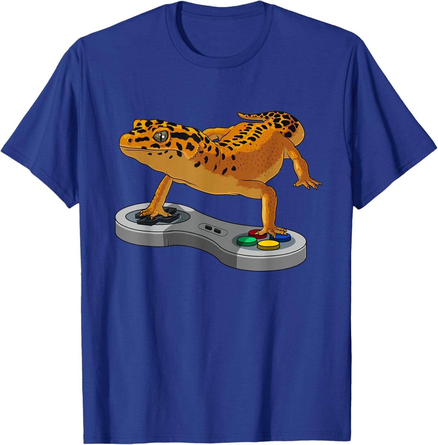 Funny Leopard Gecko Bearded Dragon Gift Kids Cool Gamers T-Shirt - T-Shirt | Royal