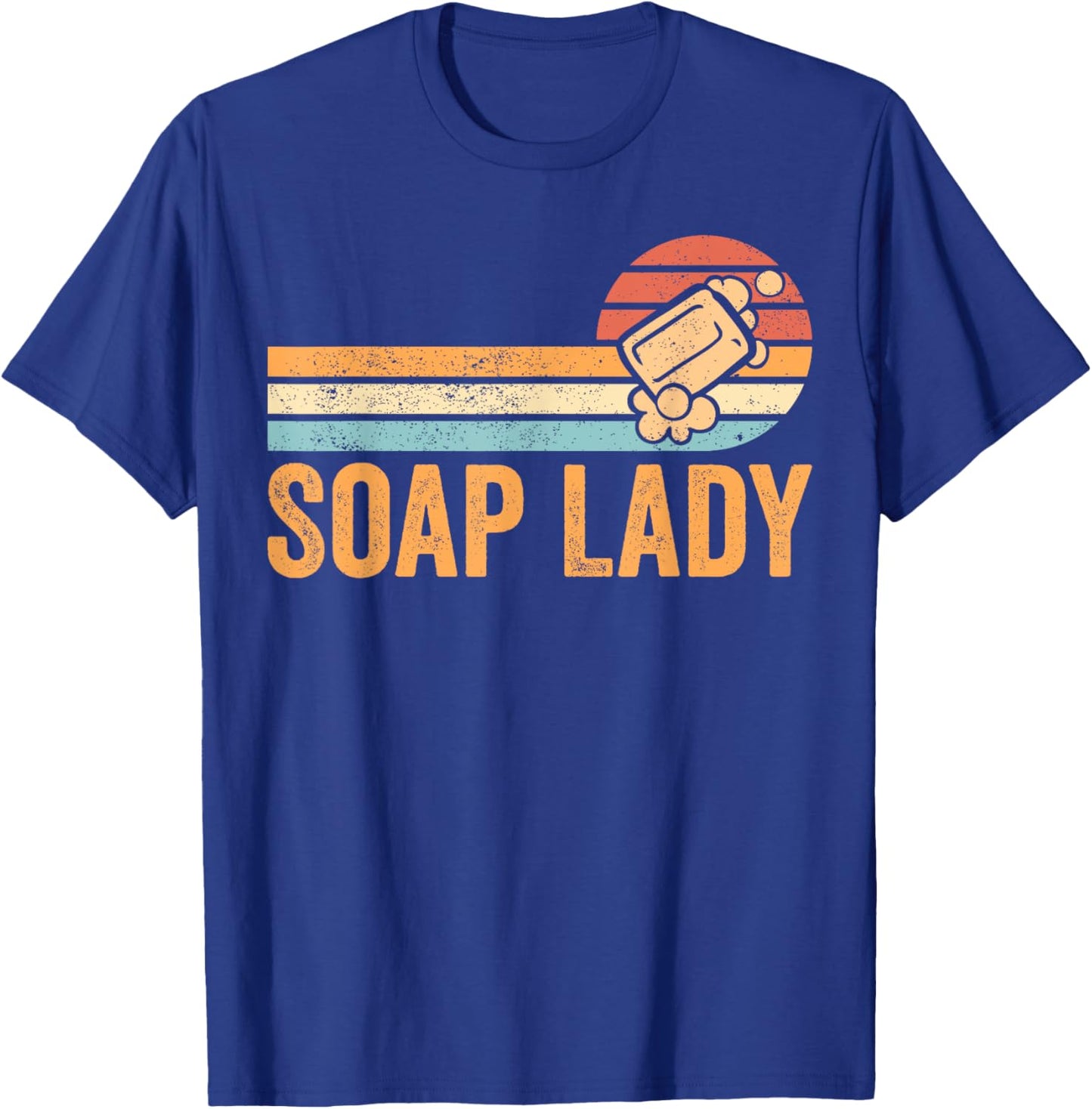 Funny Soap Making Soap Maker Soap Lady T-Shirt - T-Shirt | Royal