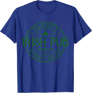 Paddy's Irish Pub Whiskey Beer Ireland St. Patrick's Day T-Shirt - T-Shirt | Royal