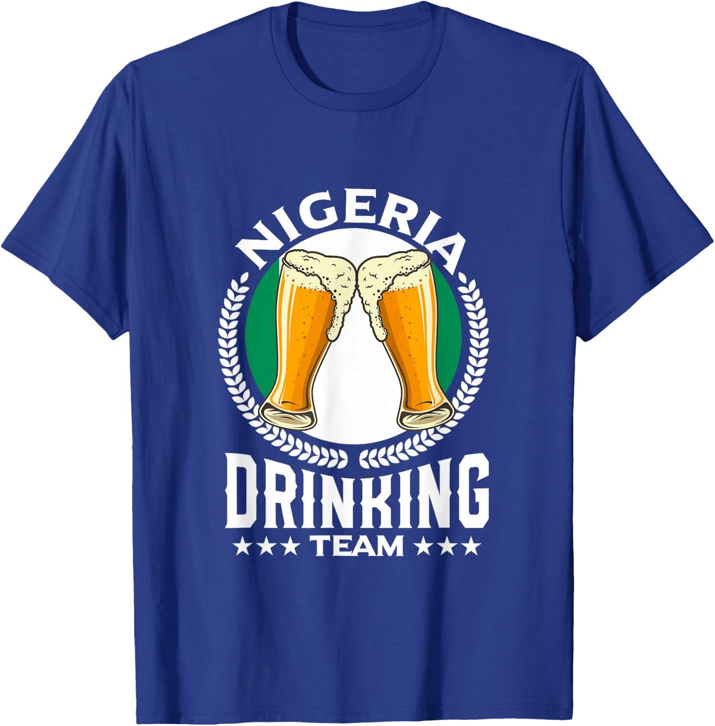 Nigeria Drinking Team T-Shirt - T-Shirt | Royal