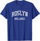 Roslyn High School HS Roslyn Heights NY Vintage Sports T-Shirt - T-Shirt | Royal