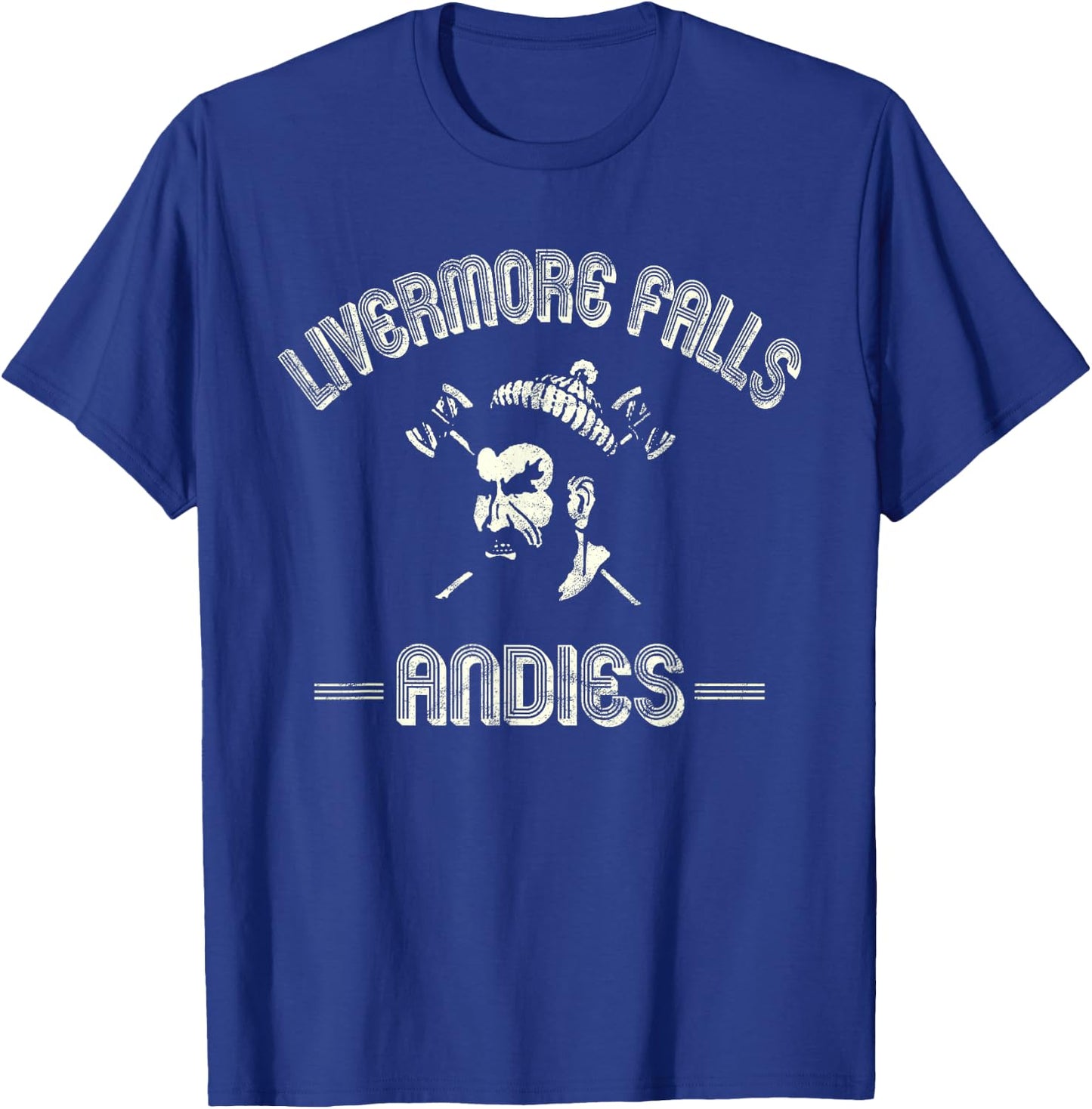 Livermore Falls Andies - (Reliced Vintage) LFHS, Maine T-Shirt - T-Shirt | Royal