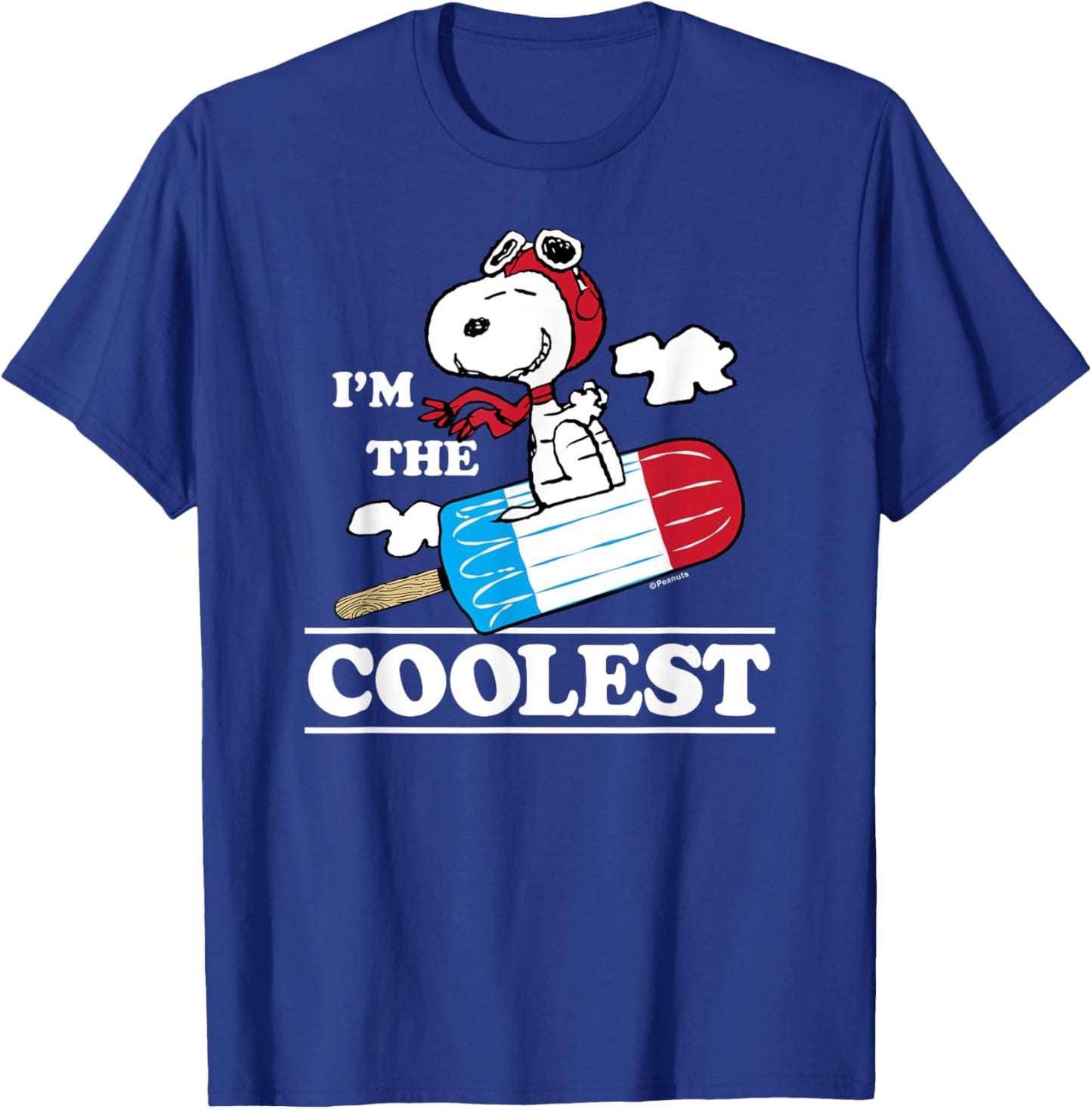 Peanuts - I'm the coolest T-Shirt - T-Shirt | Royal